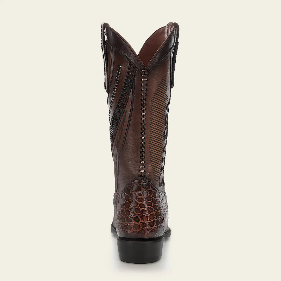 2H56AL - Cuadra honey dress cowboy alligator boots for men