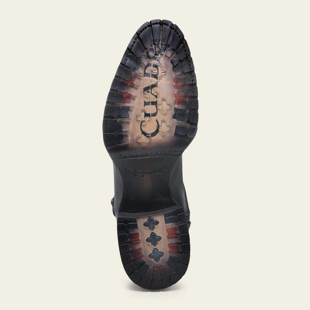 2T57RS - Cuadra brown vintage fashion cowboy cowhide leather mid boots for men