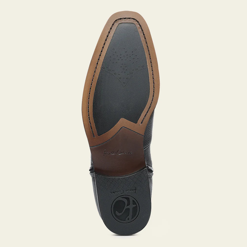 30JVNTS - Cuadra wine dress casual deer leather ankle boots for men