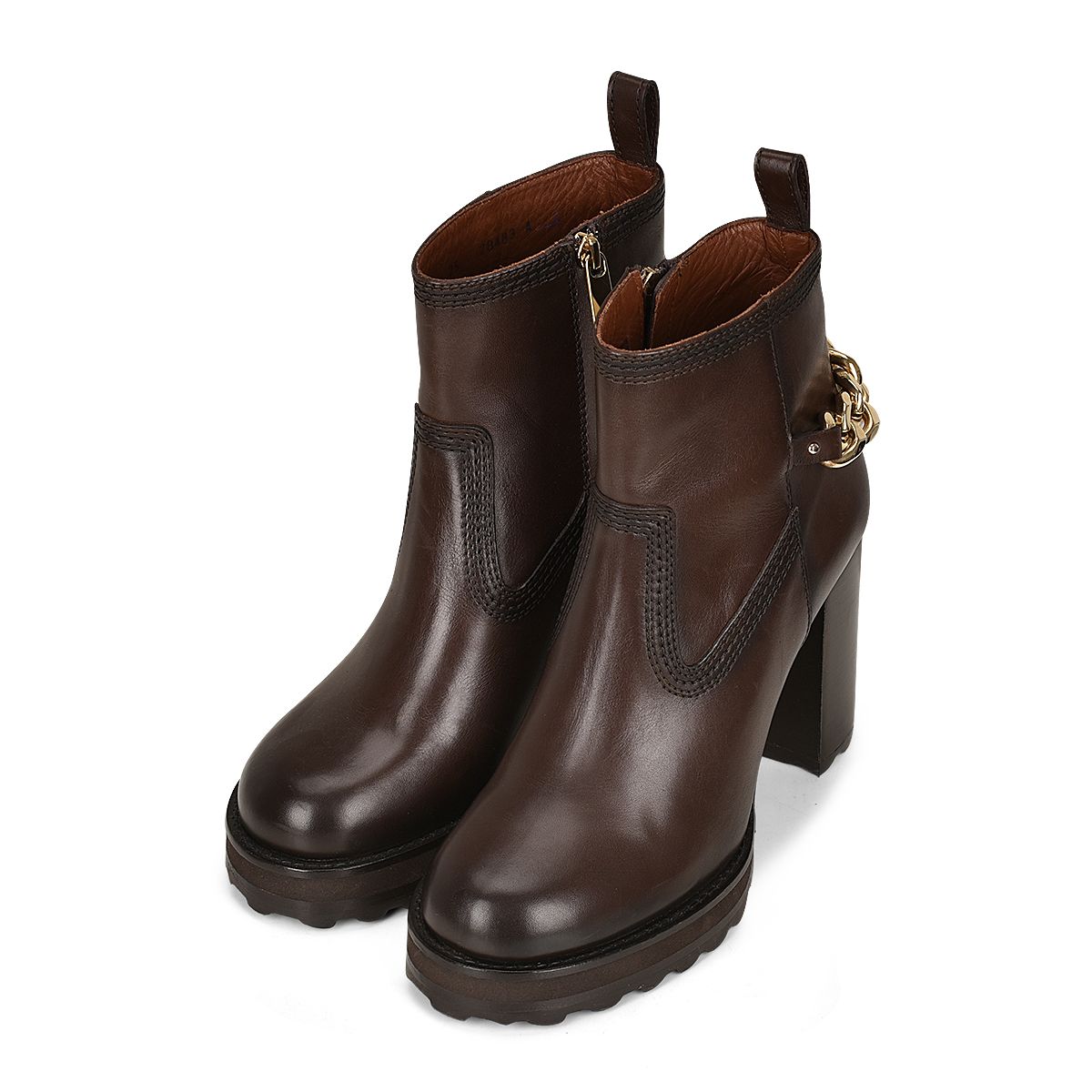30CTSTS - Franco Cuadra brown casual fashion ankle boots for women-Kuet.us