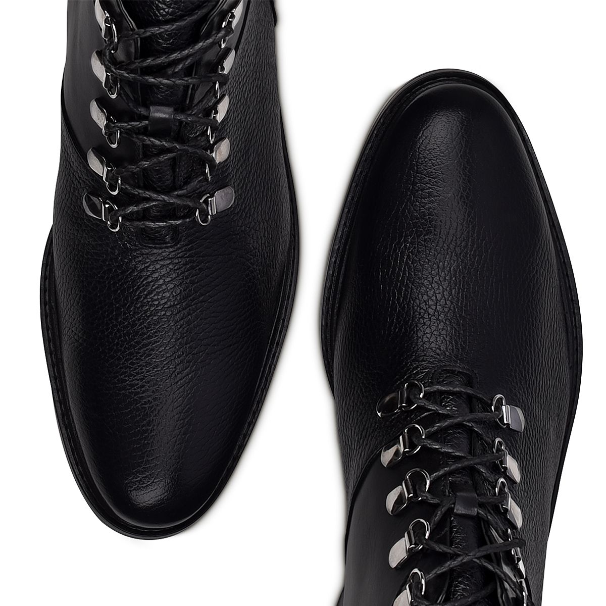 354VNBS - Cuadra black casual fashion deer ankle booties for men-Kuet.us