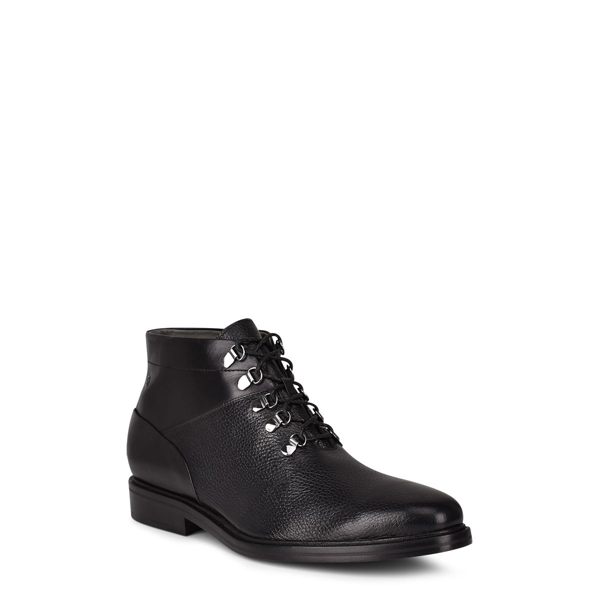 354VNBS - Cuadra black casual fashion deer ankle booties for men-Kuet.us
