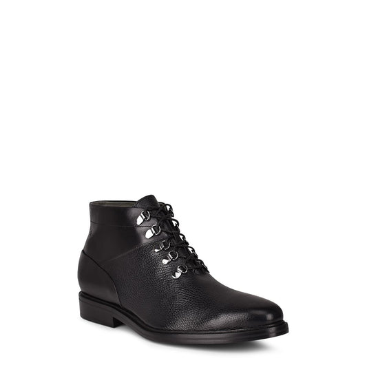 354VNBS - Cuadra black casual fashion deer ankle booties for men-Kuet.us