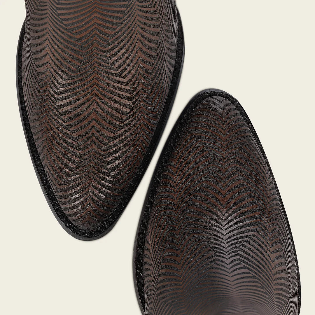 3F0PRS - Cuadra chocolate cowhide ankle boots for women