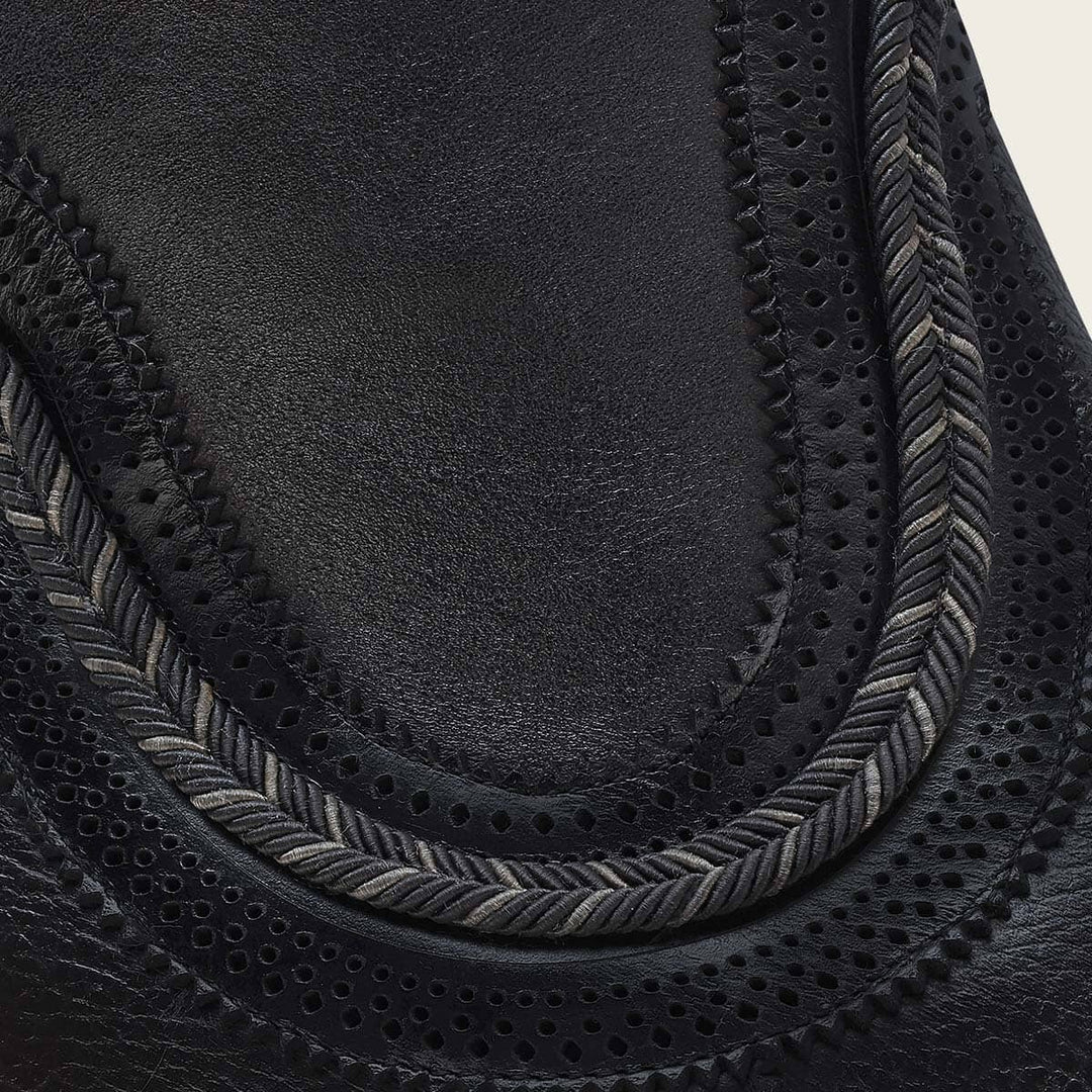 3F0RRS - Cuadra chocolate western cowgirl cowhide leather knee high boots for women