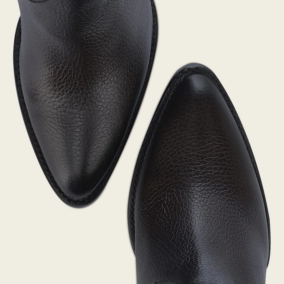 3F0RRS - Cuadra chocolate western cowgirl cowhide leather knee high boots for women