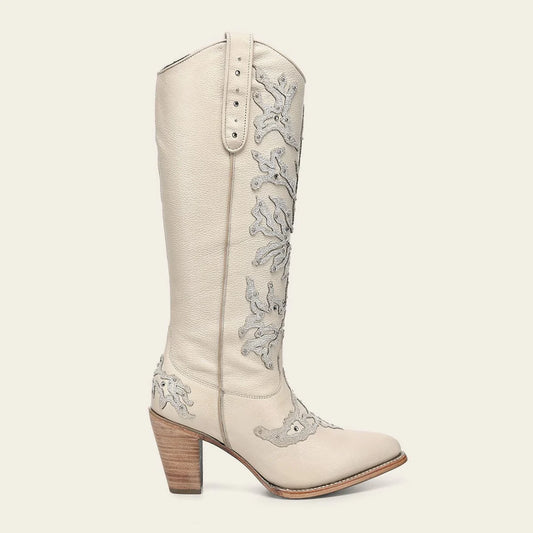 3F0ZRS - Cuadra beige cowhide ankle boots for women
