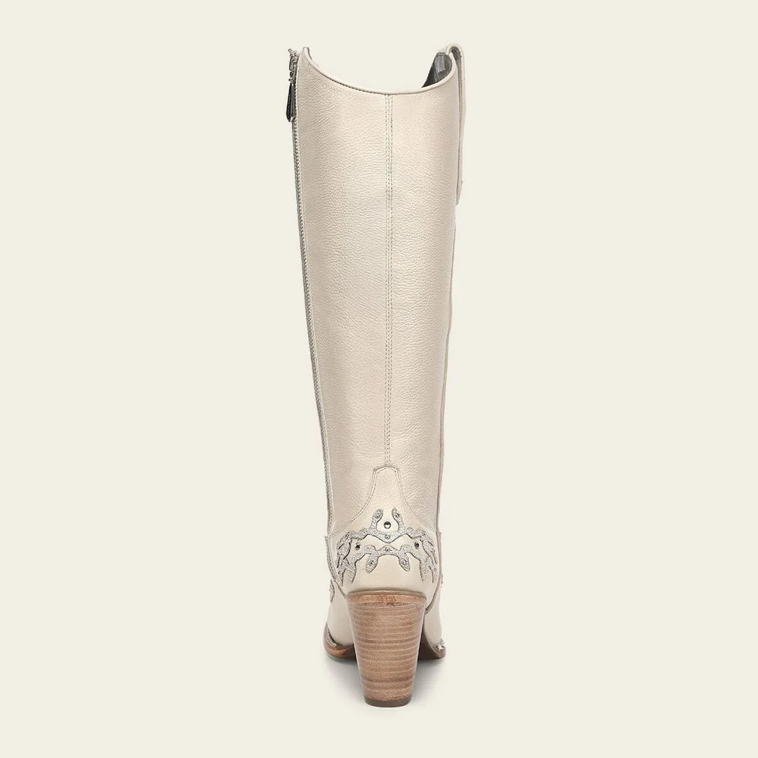 3F0ZRS - Cuadra beige cowhide ankle boots for women
