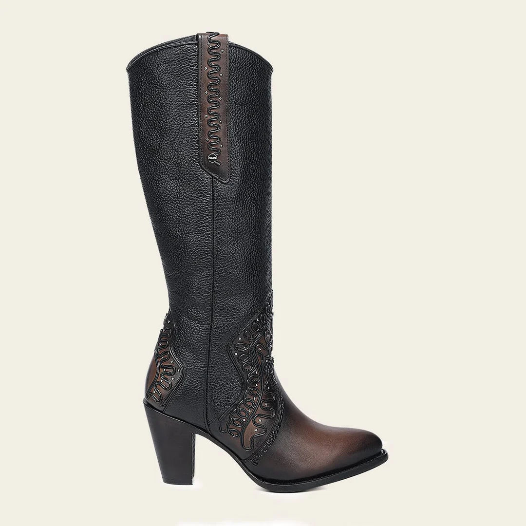 3F1CRS - Cuadra chocolate western cowgirl boots for women