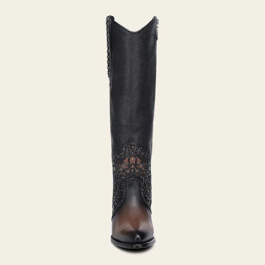 3F1CRS - Cuadra chocolate western cowgirl boots for women
