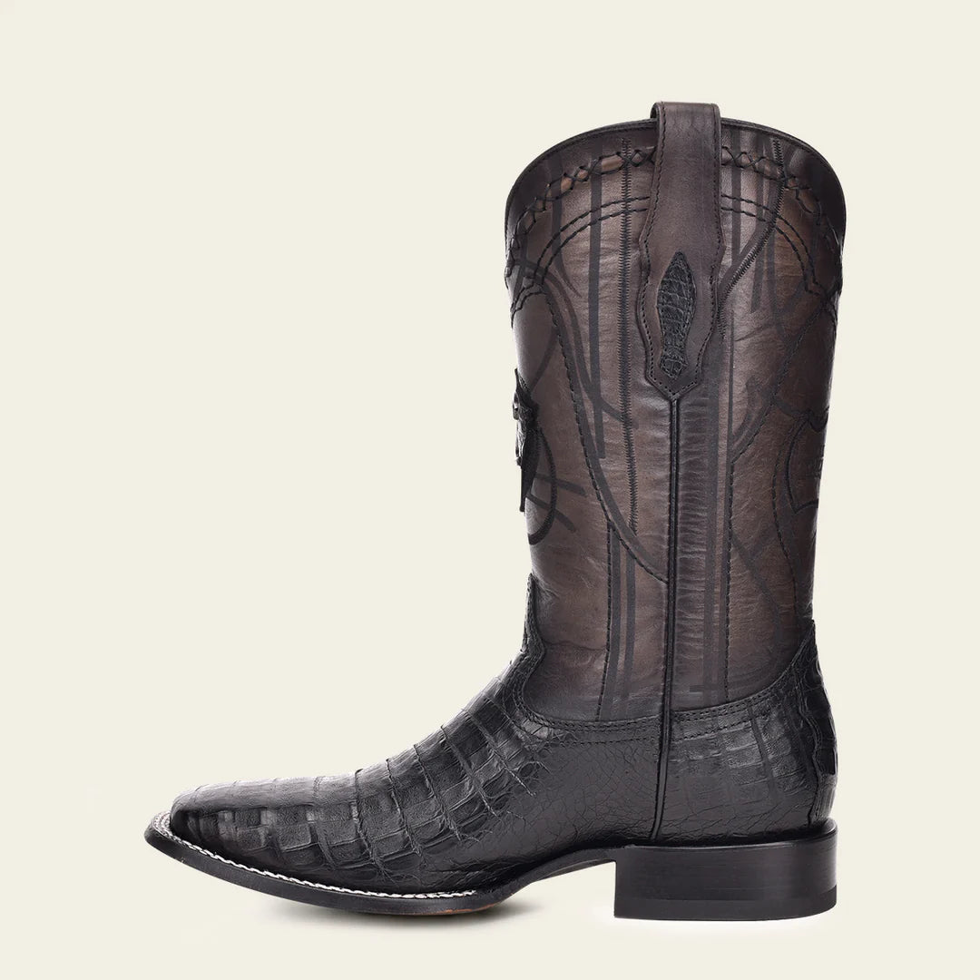 3Z1OFY - Cuadra black cowboy rodeo caiman leather boots for men