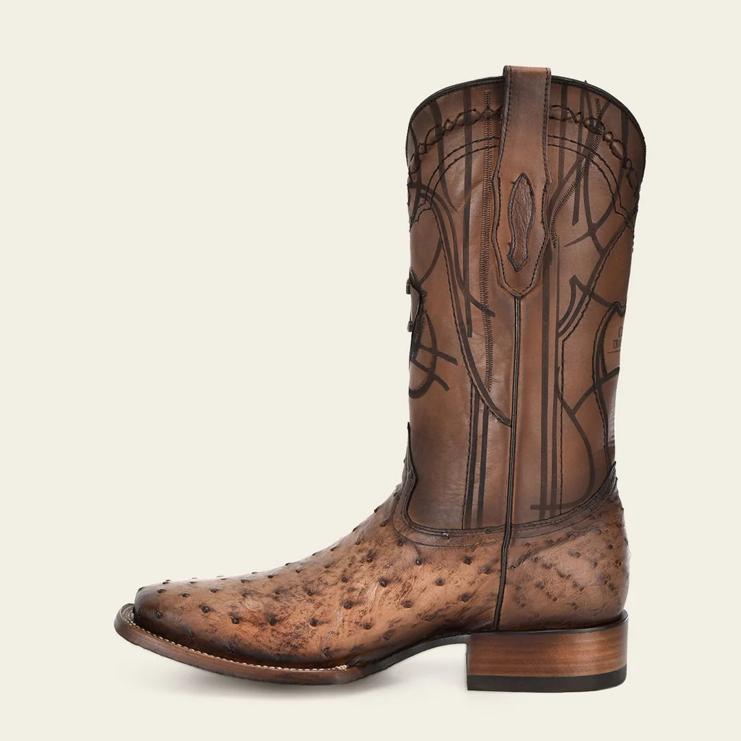 3Z2LA1 - Cuadra almond western cowboy rodeo boots for men