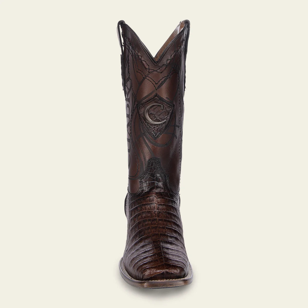 3Z2LFY - Cuadra Honey Cowboy Rodeo Caiman Leather Boots for Men