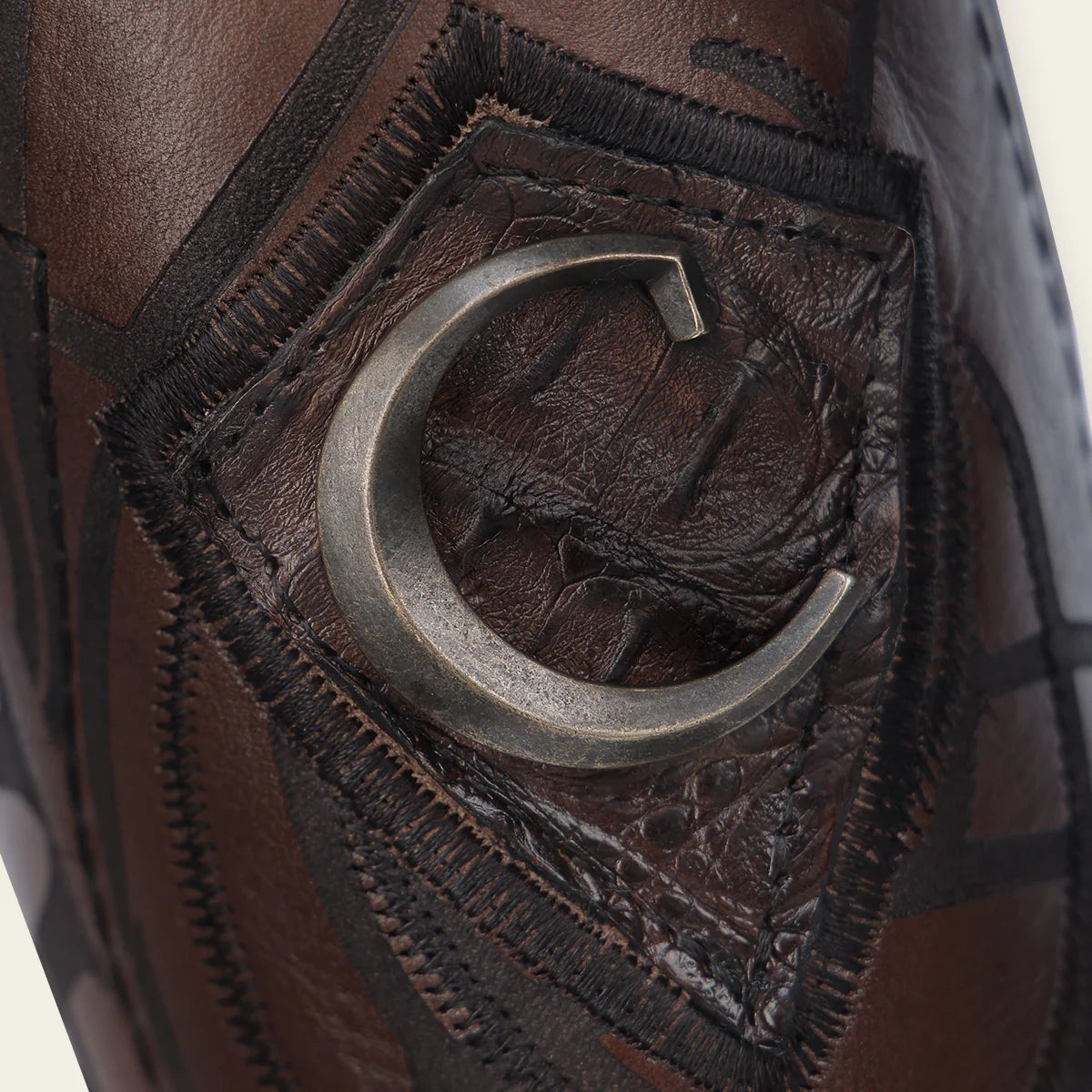 3Z2LFY - Cuadra Honey Cowboy Rodeo Caiman Leather Boots for Men