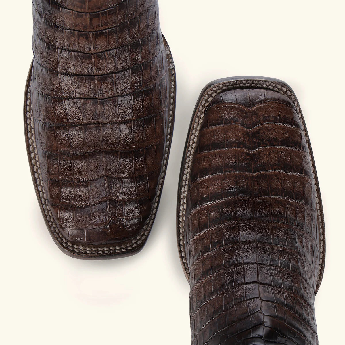 3Z2LFY - Cuadra Honey Cowboy Rodeo Caiman Leather Boots for Men