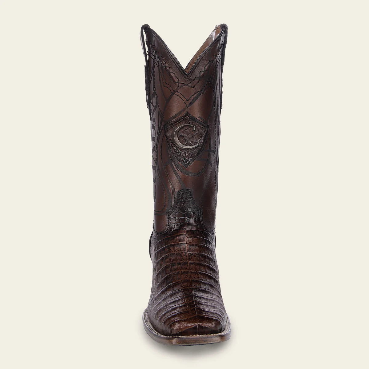 3Z2LFY - Cuadra honey cowboy rodeo caiman leather boots for men