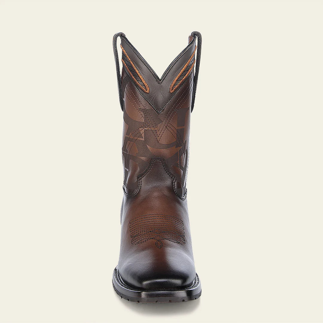 3Z20RS - Cuadra Honey Western Cowboy Rodeo Cowhide Leather Boots