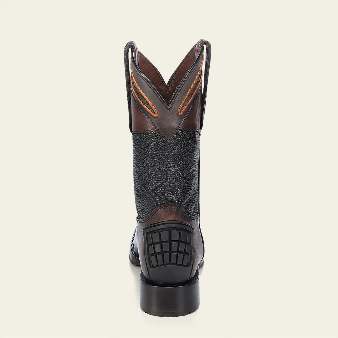 3Z20RS - Cuadra Honey Western Cowboy Rodeo Cowhide Leather Boots