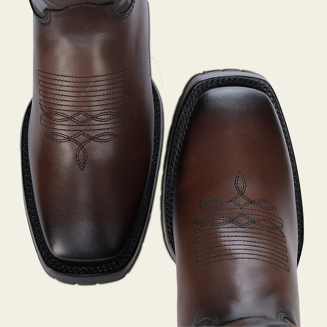 3Z20RS - Cuadra Honey Western Cowboy Rodeo Cowhide Leather Boots