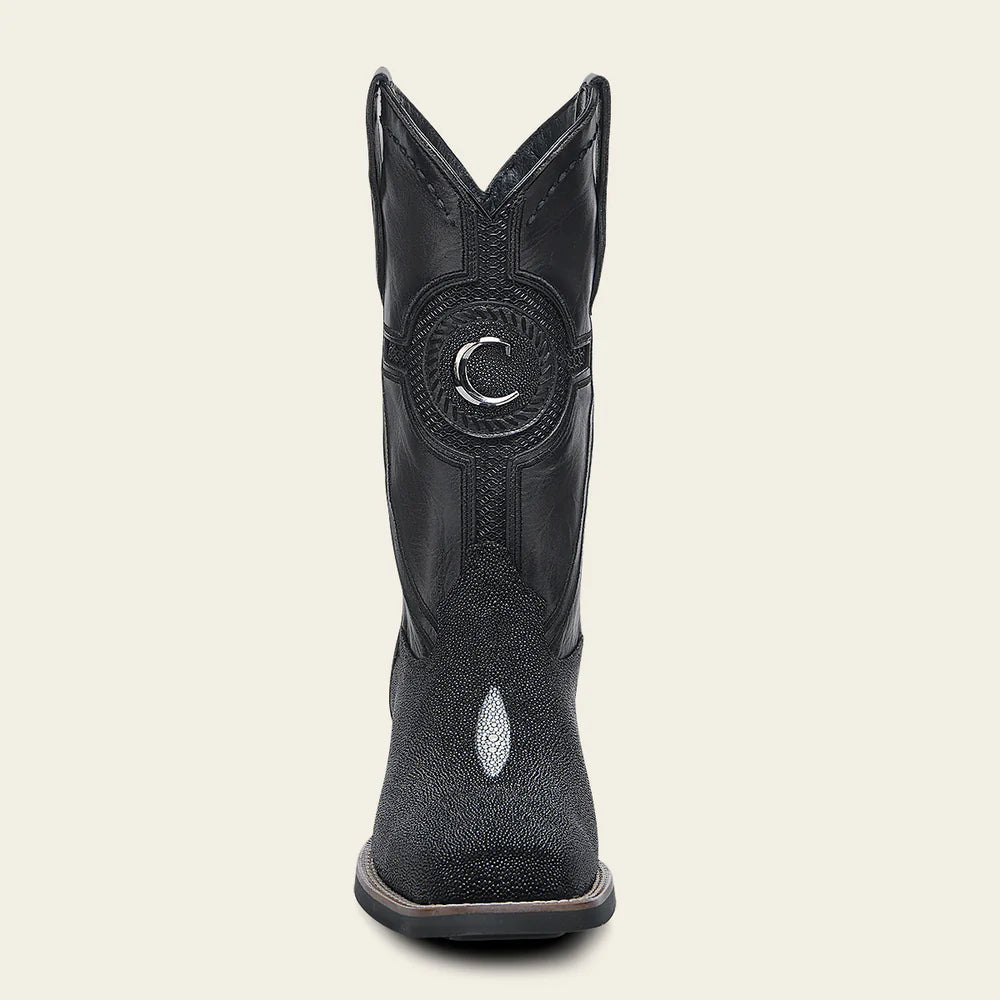 3Z2SMA - Cuadra black casual cowboy stingray boots for men
