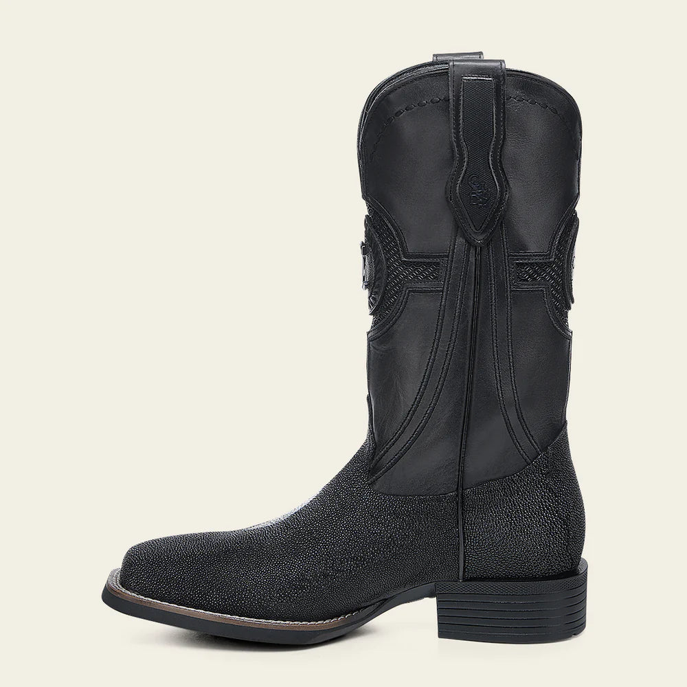3Z2SMA - Cuadra black casual cowboy stingray boots for men