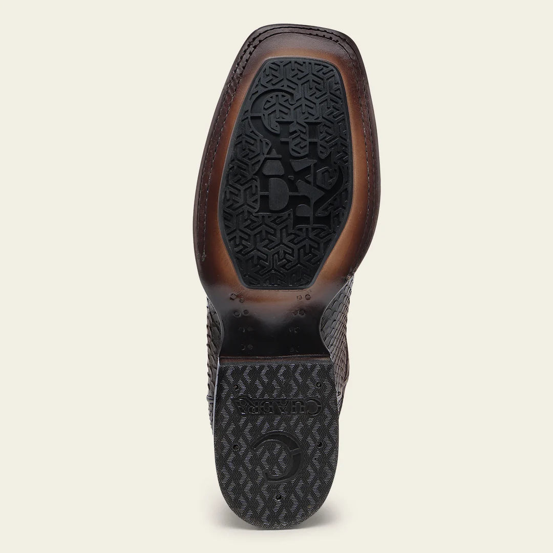 3Z2SPH - Cuadra honey western cowboy rodeo python boots for men
