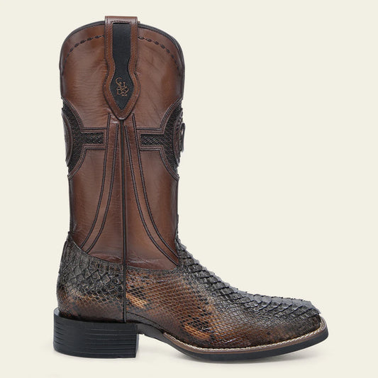 3Z2SPH - Cuadra oxford western cowboy rodeo python boots for men