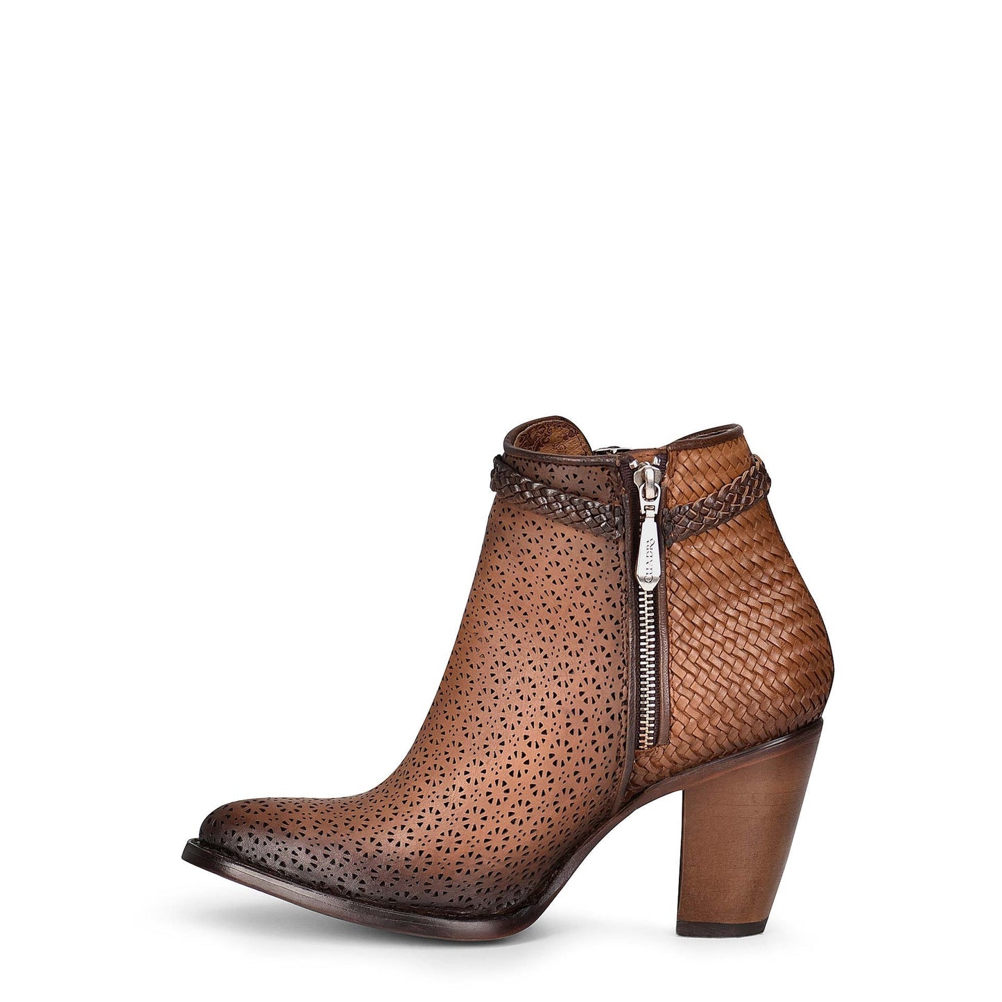 3F17SL - Cuadra brown western Paris Texas leather ankle boots for women-CUADRA-Kuet-Cuadra-Boots