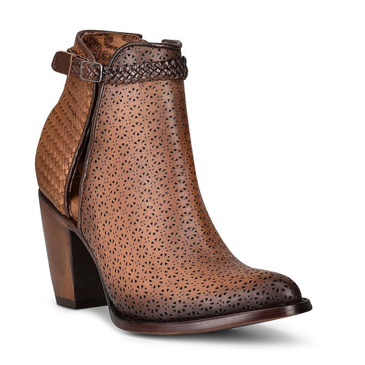 3F17SL - Cuadra brown western Paris Texas leather ankle boots for women-Kuet.us