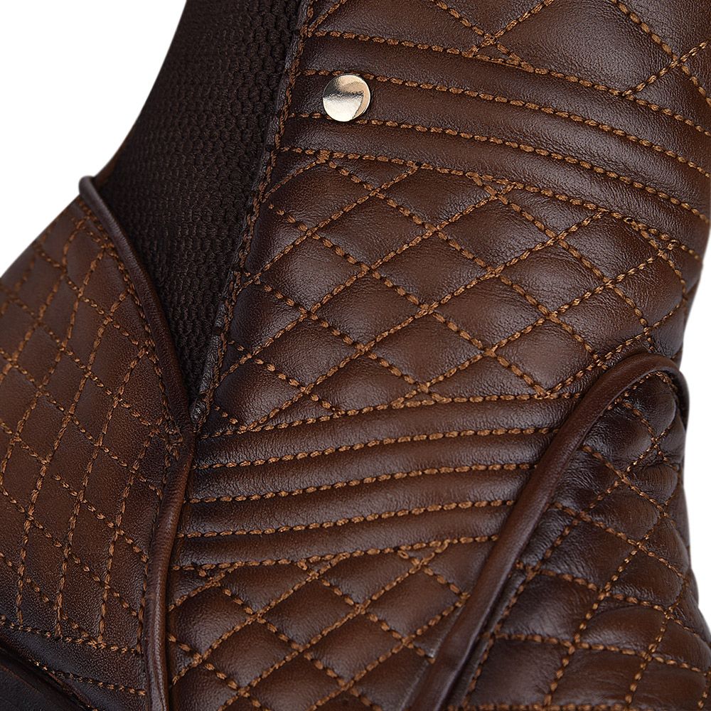 3F37RS - Cuadra honey fashion Paris Texas quilted leather boots for women-CUADRA-Kuet-Cuadra-Boots
