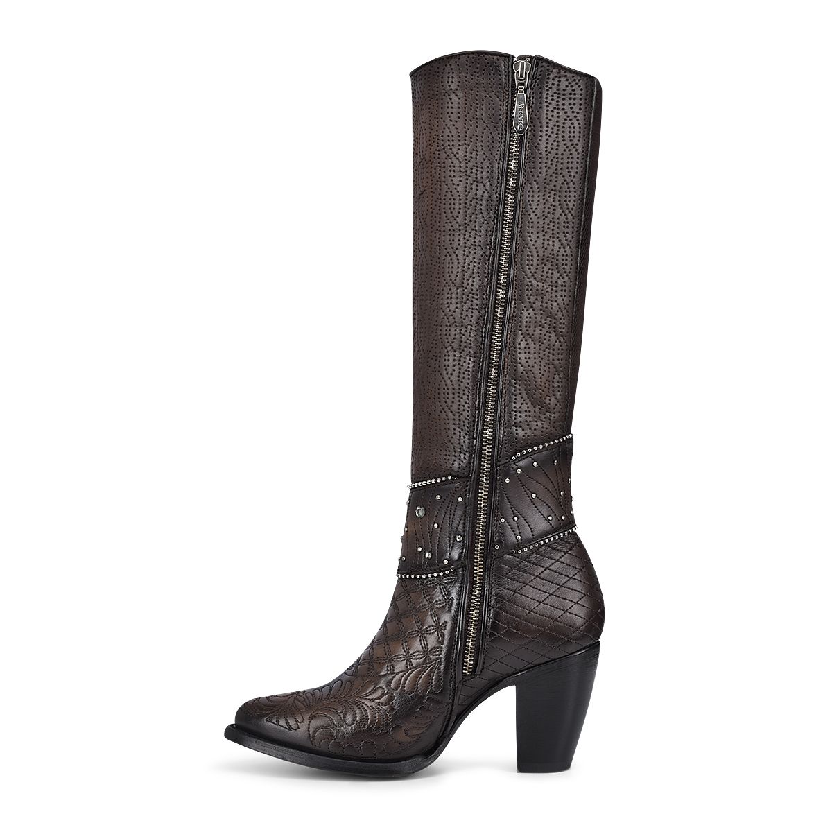 3F80RS - Cuadra black-brown Paris Texas fashion boots for women-CUADRA-Kuet-Cuadra-Boots