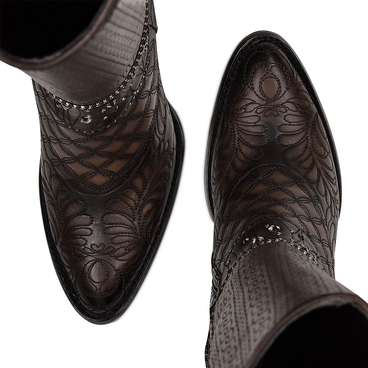 3F80RS - Cuadra black-brown Paris Texas fashion boots for women-CUADRA-Kuet-Cuadra-Boots