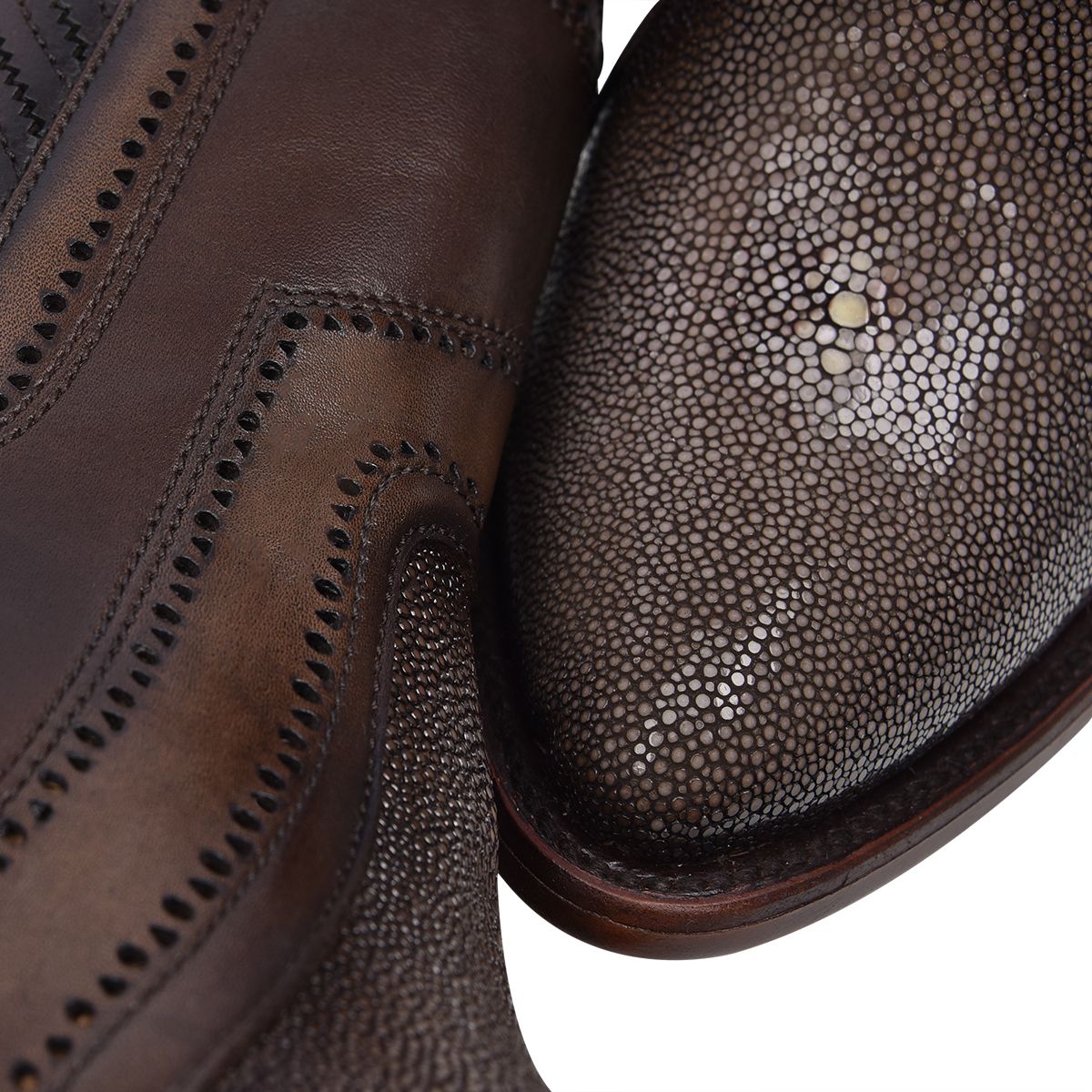 3F94MA - Cuadra brown fashion Paris Texas stingray ankle boots for women-CUADRA-Kuet-Cuadra-Boots
