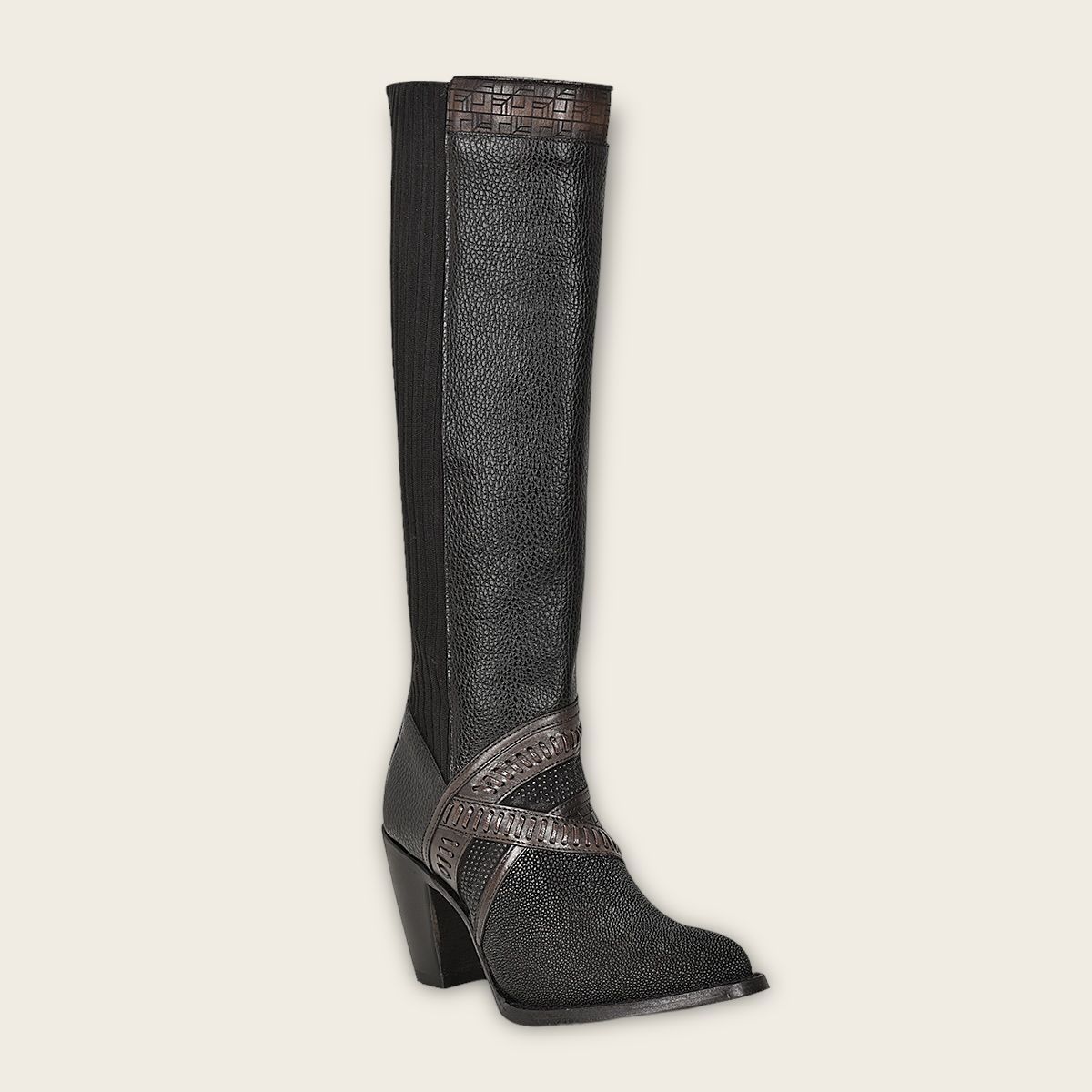 3F99MA - Cuadra black stingray boots for women-CUADRA-Kuet-Cuadra-Boots