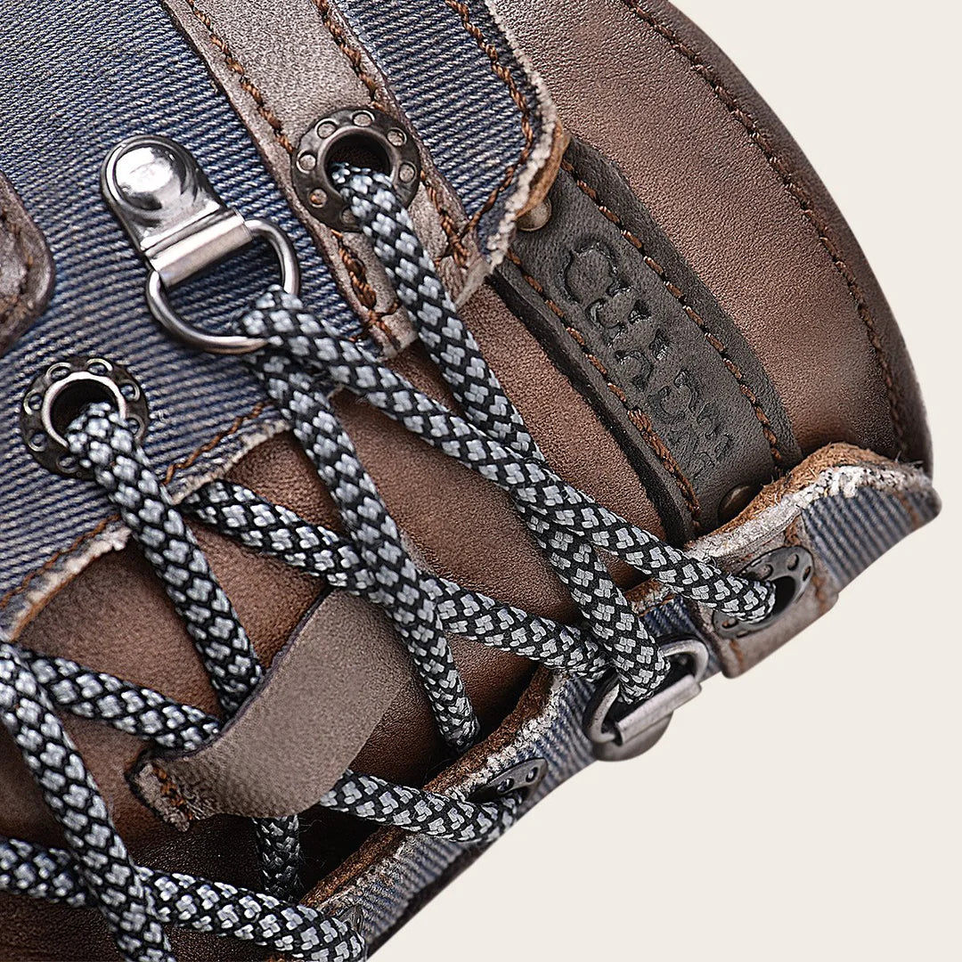 3V03MH - Cuadra Casual Pirarucu Skin Ankle Boots for Men