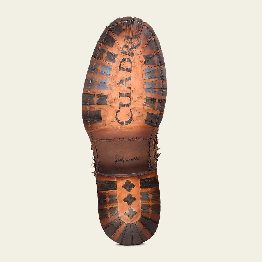 3V03MH - Cuadra Casual Pirarucu Skin Ankle Boots for Men