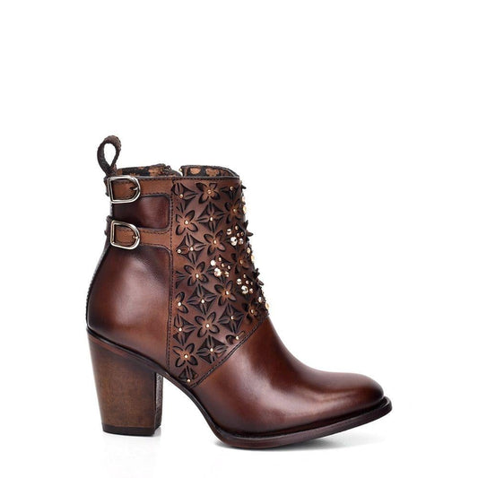 3W02RS - Cuadra mocha Paris Texas western leather ankle boots for women-Kuet.us