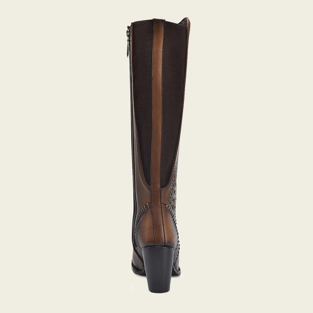 3W21RS - Cuadra Honey Western Leather Ankle Boots for Women