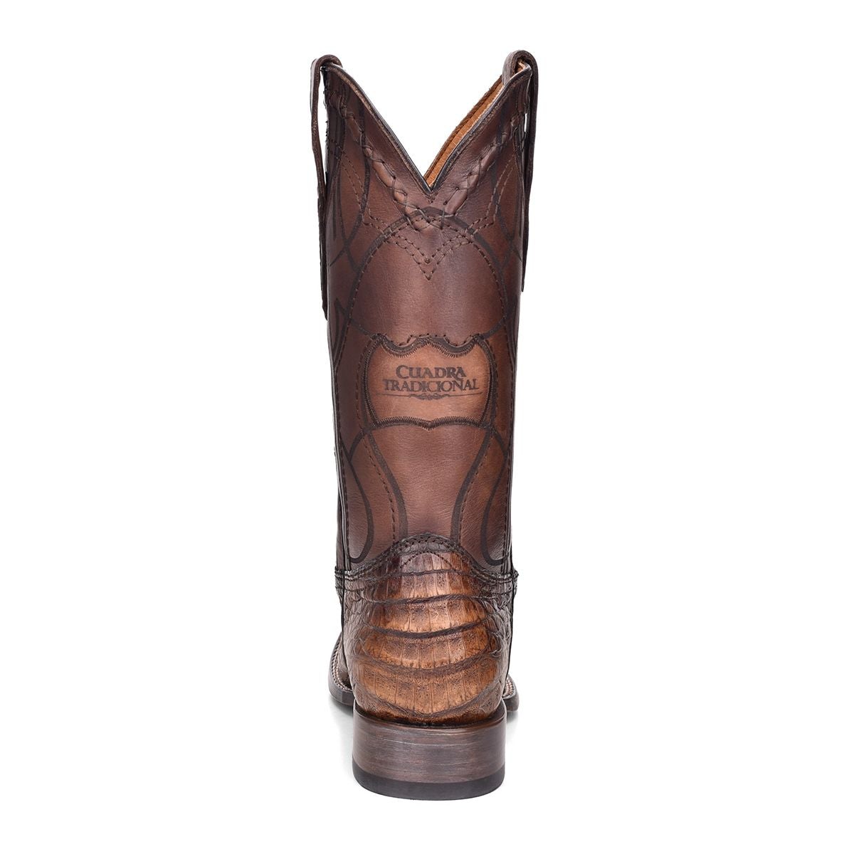 3Z1OFY - Cuadra maple cowboy rodeo caiman belly leather boots for men-Kuet.us