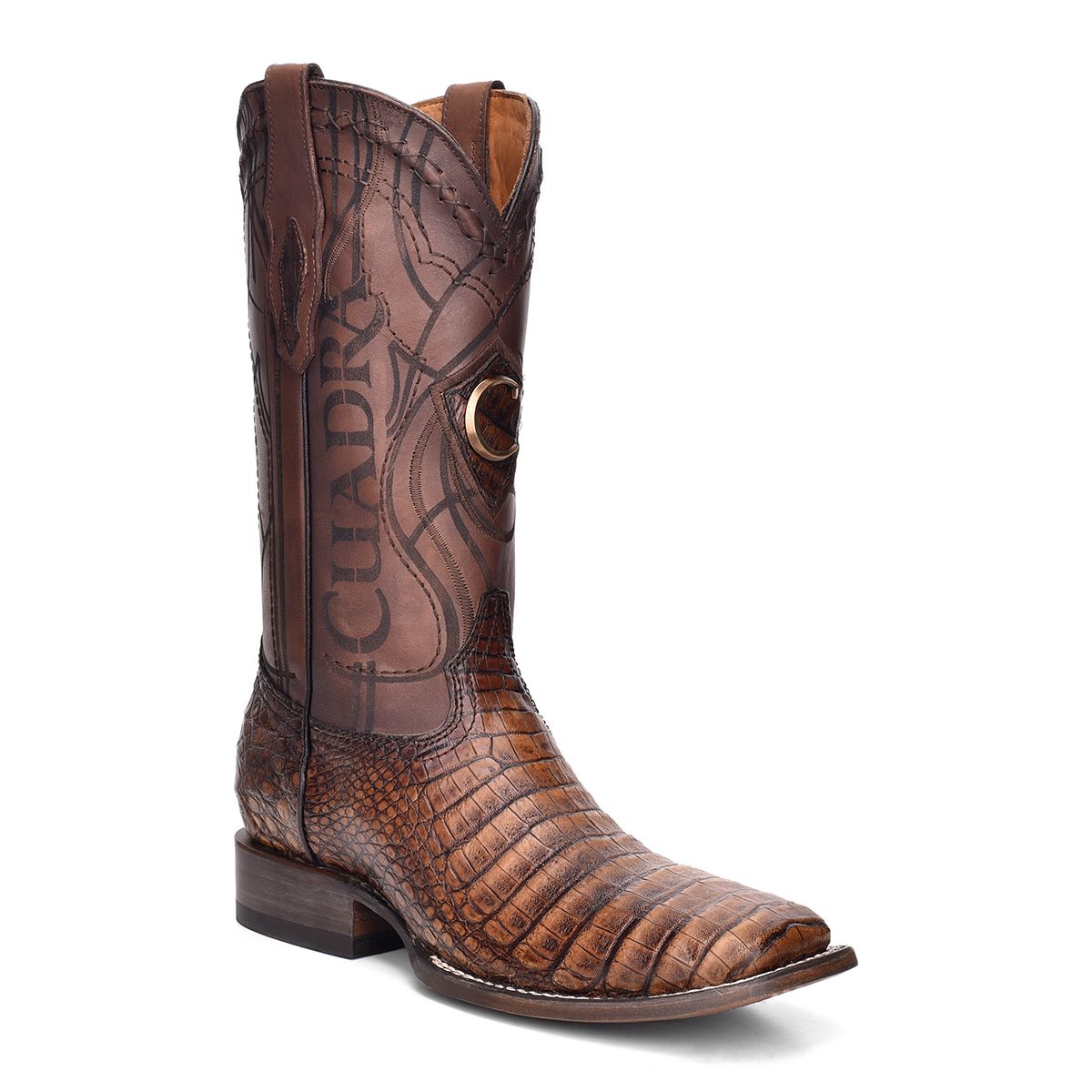 3Z1OFY - Cuadra maple cowboy rodeo caiman belly leather boots for men-CUADRA-Kuet-Cuadra-Boots
