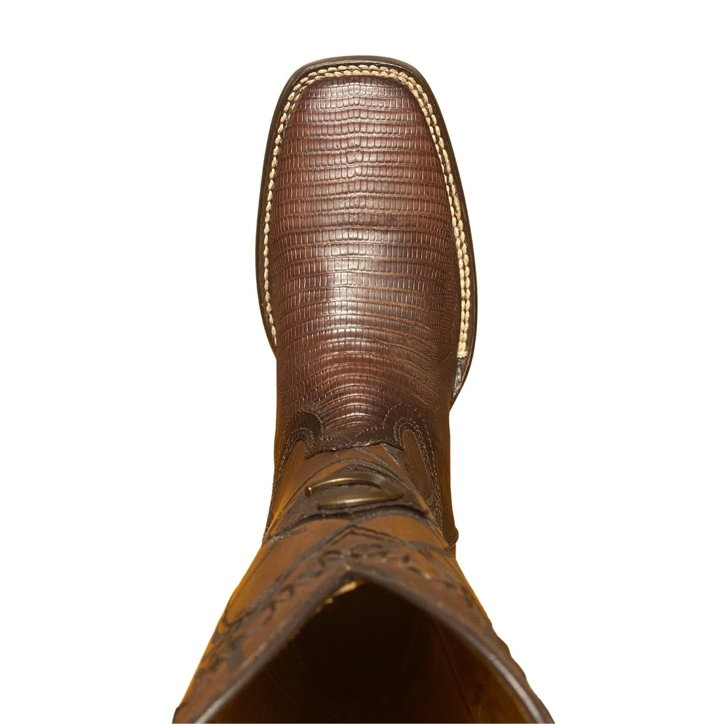 3Z1OLT - Cuadra brown dress cowboy rodeo lizard leather boots for men-Kuet.us
