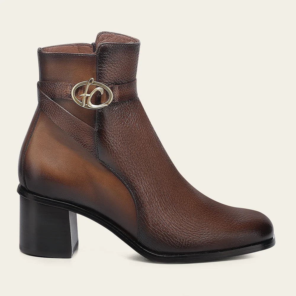405VNTV - Cuadra Honey Casual Fashion Deer Leather Ankle Boots for Women
