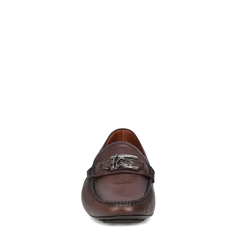 40VVNTS - Cuadra brown deer and calfskin drivers for men
