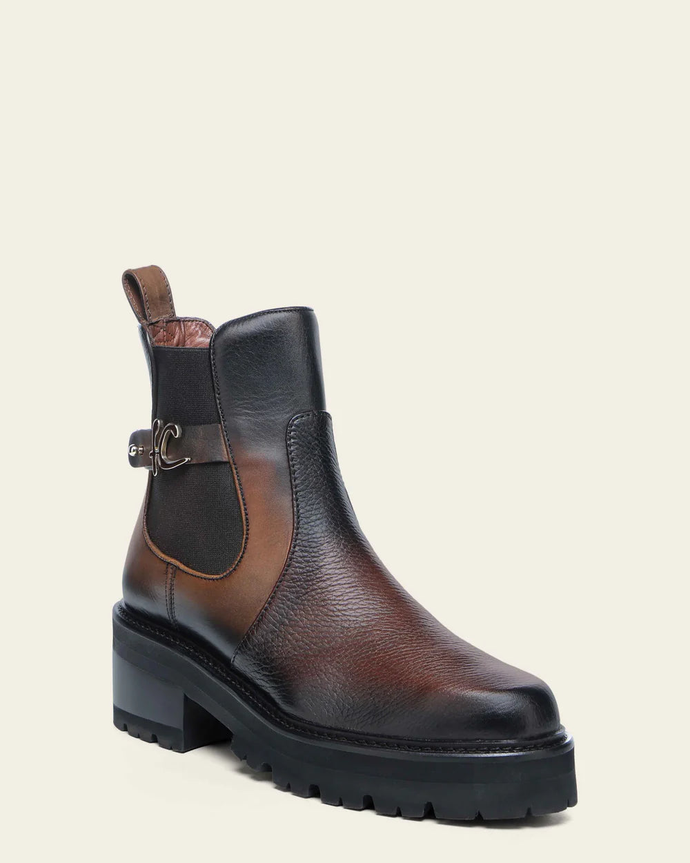41WVNTV - Franco Cuadra honey casual fashion deer leather combat boots for women