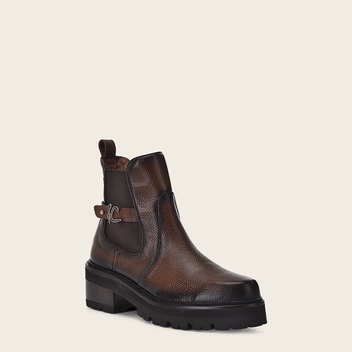 41WVNVN - Franco Cuadra Honey Casual Fashion Deer Leather Combat