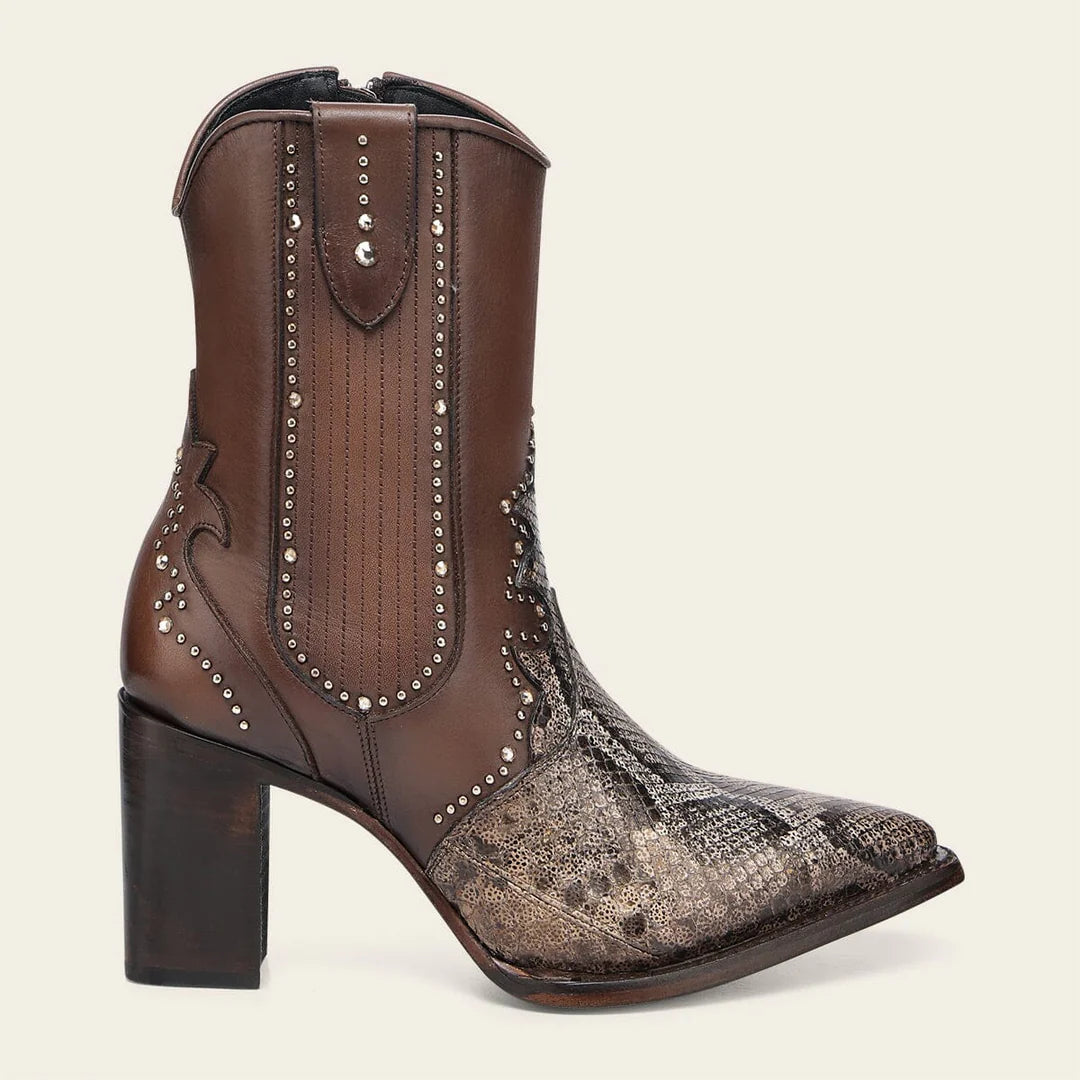 4I20PM - Cuadra honey python boots for women