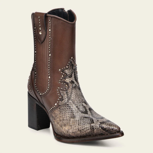 4I20PM - Cuadra honey python boots for women