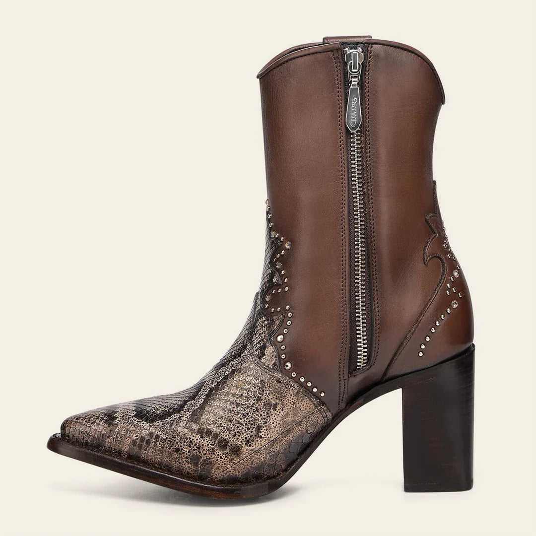 4I20PM - Cuadra honey python boots for women
