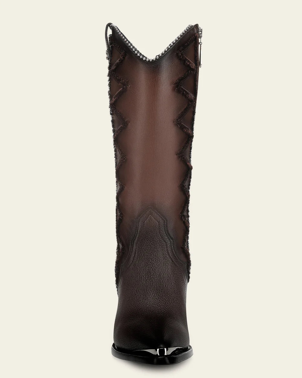 4I28RS - Cuadra Brown Western Cowgirl Cowhide Leather Boots for Women