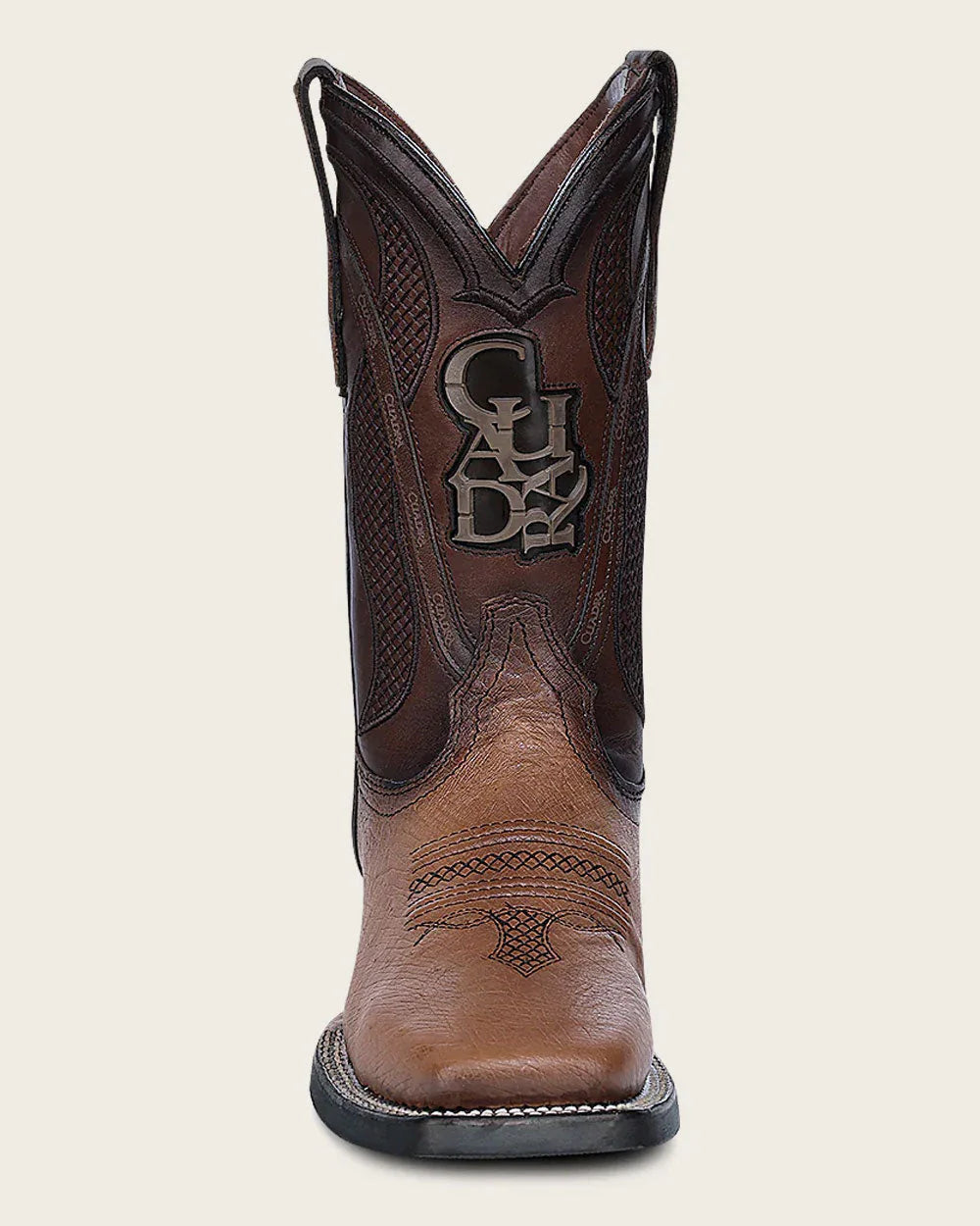 4L01AB - Cuadra brown cowboy rodeo ostrich leather boots for men